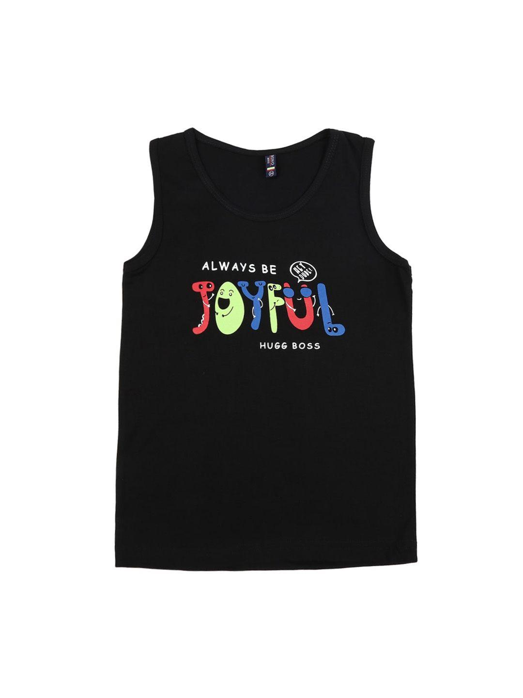 v-mart boys printed cotton sleeveless t-shirt