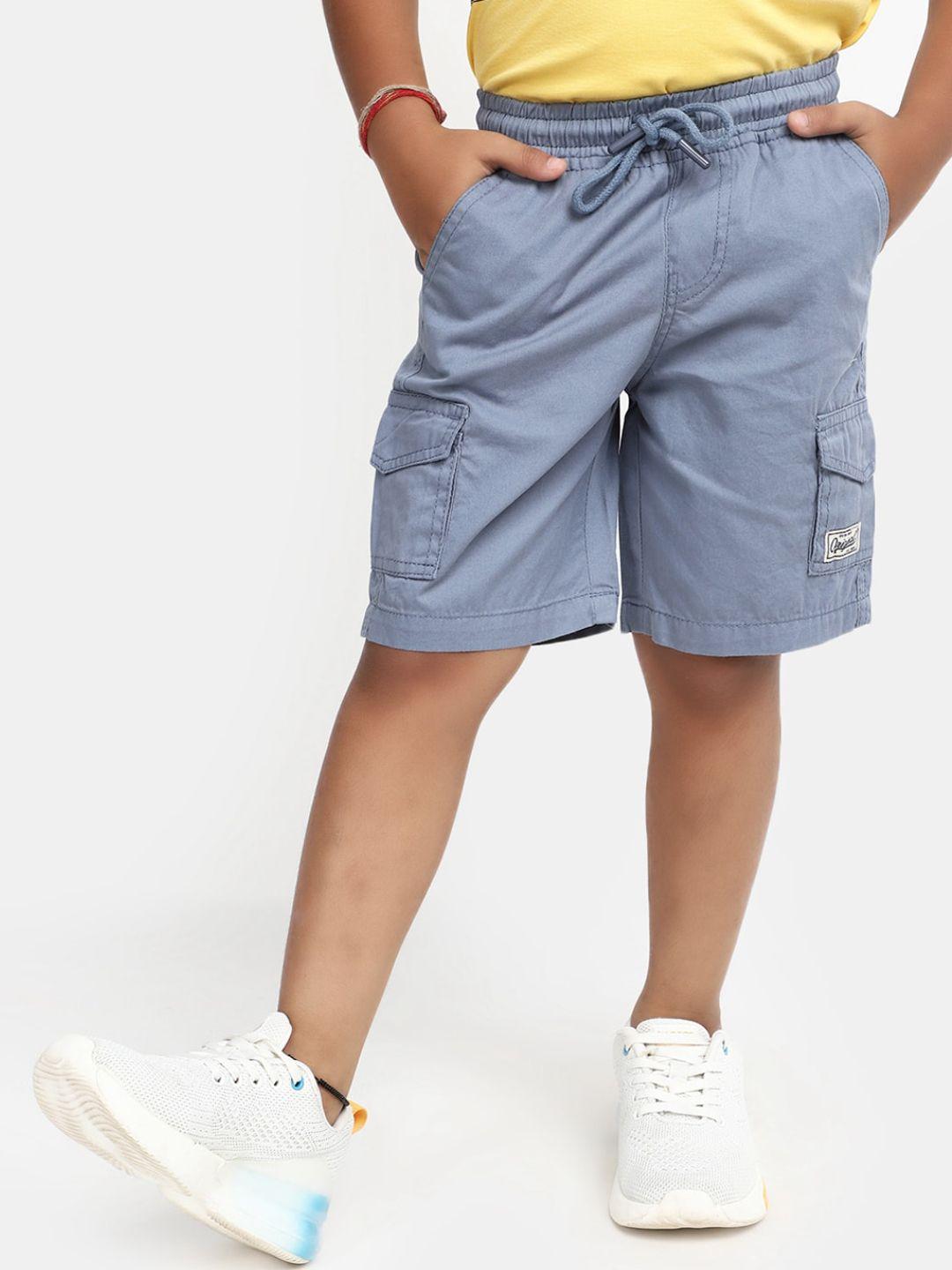 v-mart boys regular fit mid-rise cotton cargo shorts