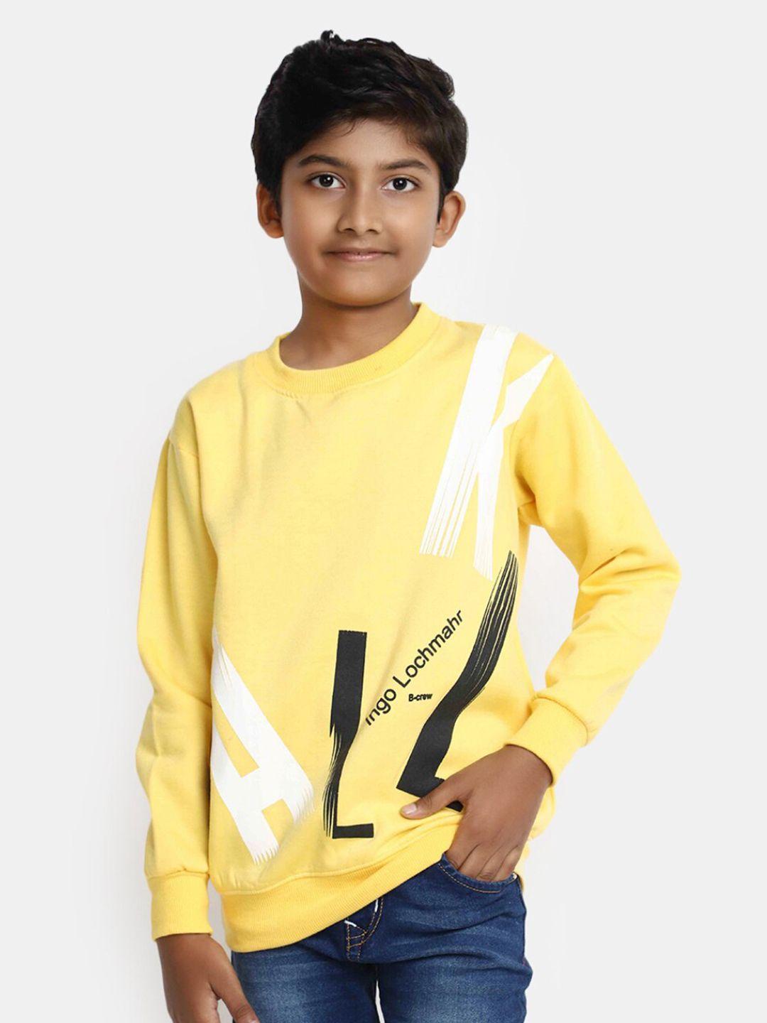 v-mart boys typography printed sweatshirt