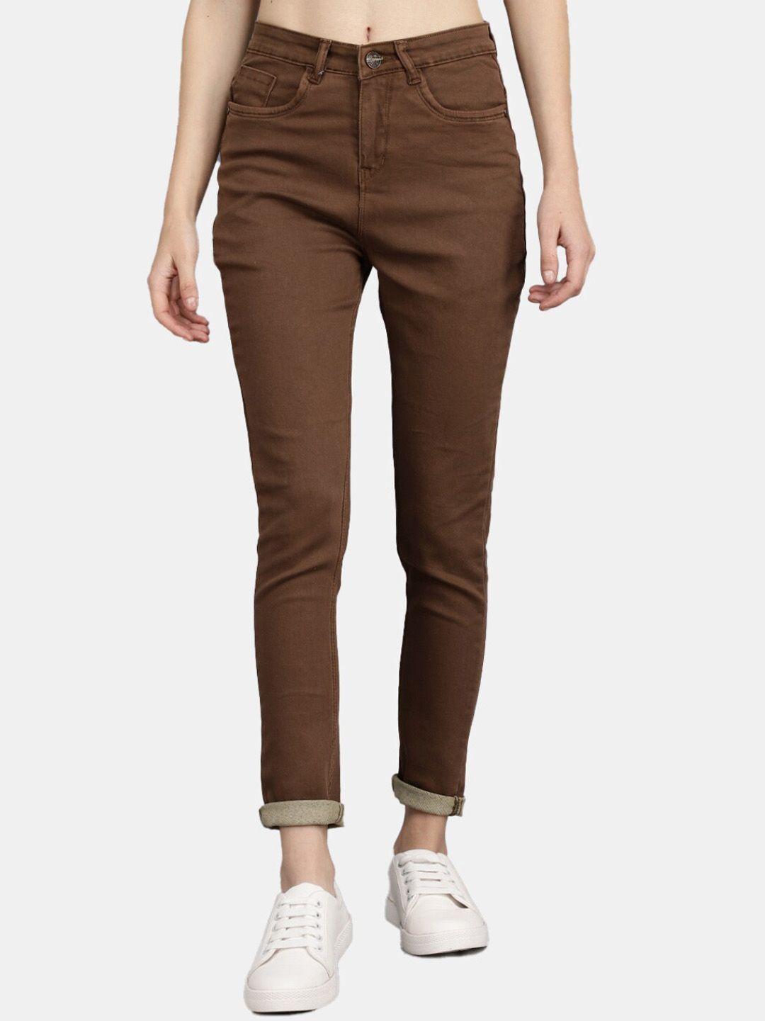 v-mart classic mid rise cotton trousers