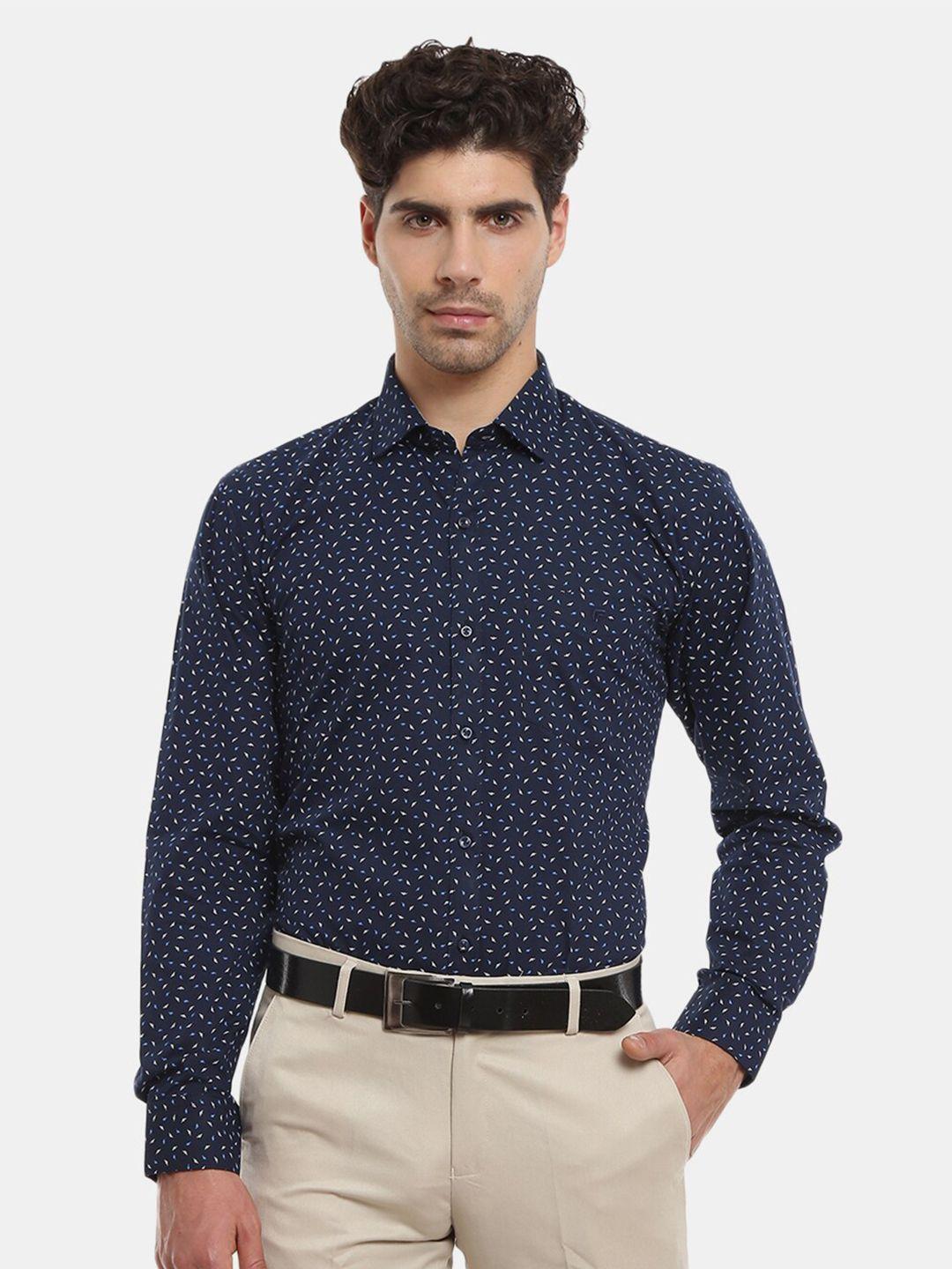 v-mart classic printed cotton formal shirt