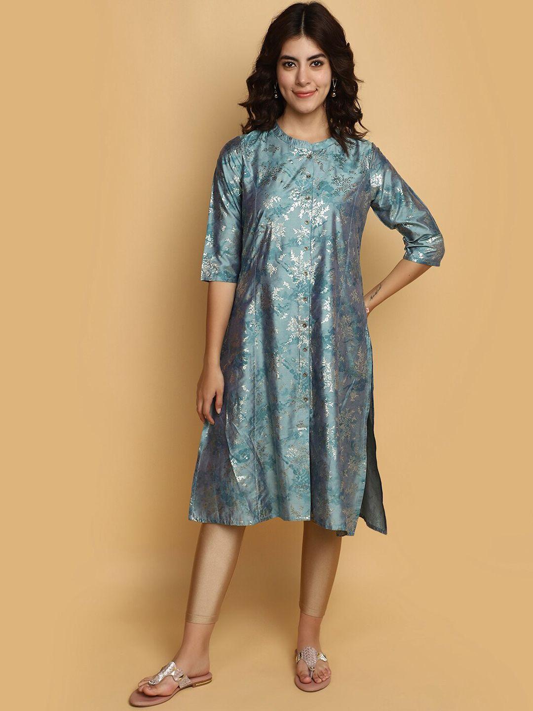 v-mart ethnic motifs printed a line kurta