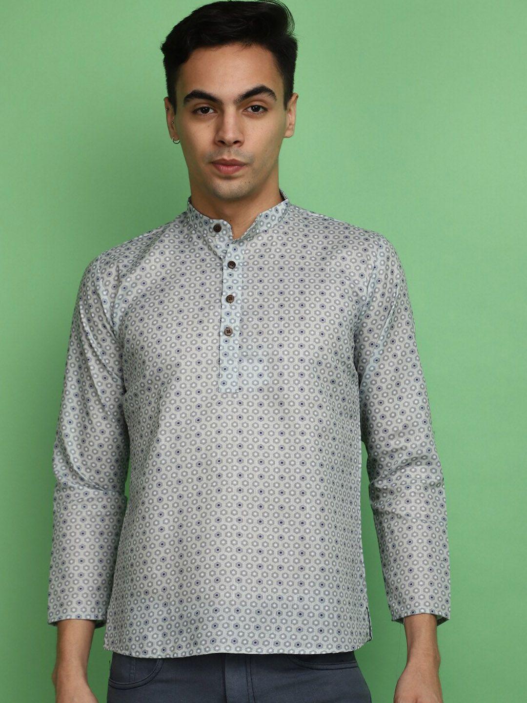 v-mart ethnic motifs printed mandarin collar kurta