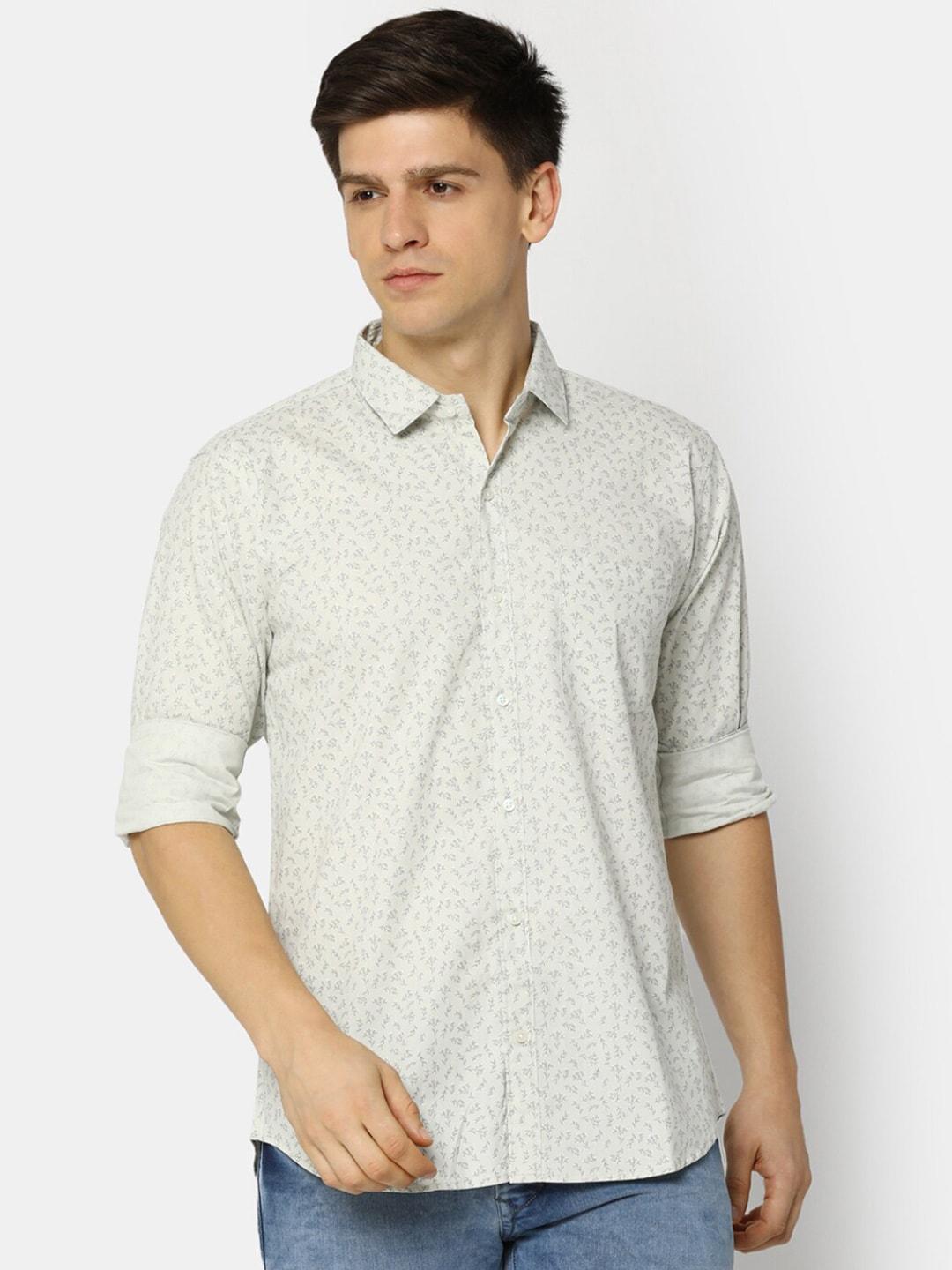 v-mart floral printed cotton casual shirt