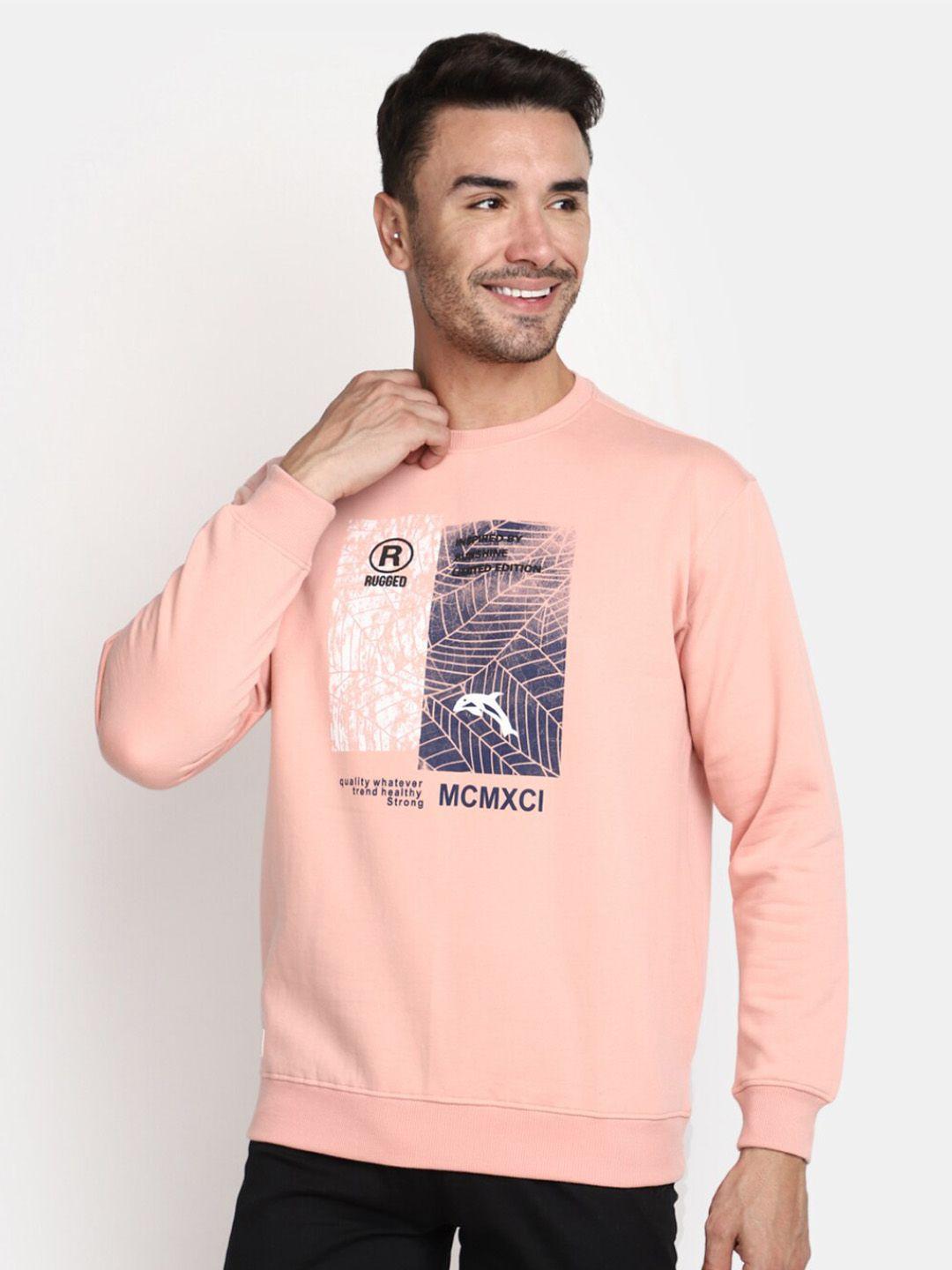v-mart graphic printed cotton pullover sweatshirt