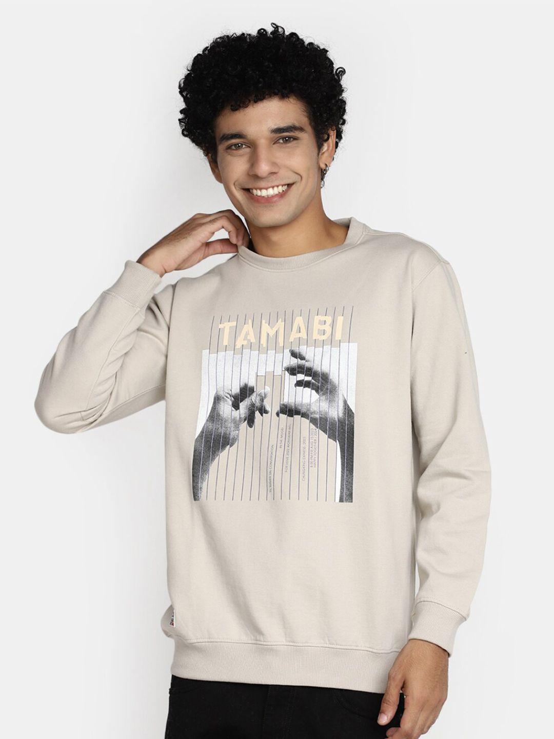 v-mart graphic printed cotton sweatshirt