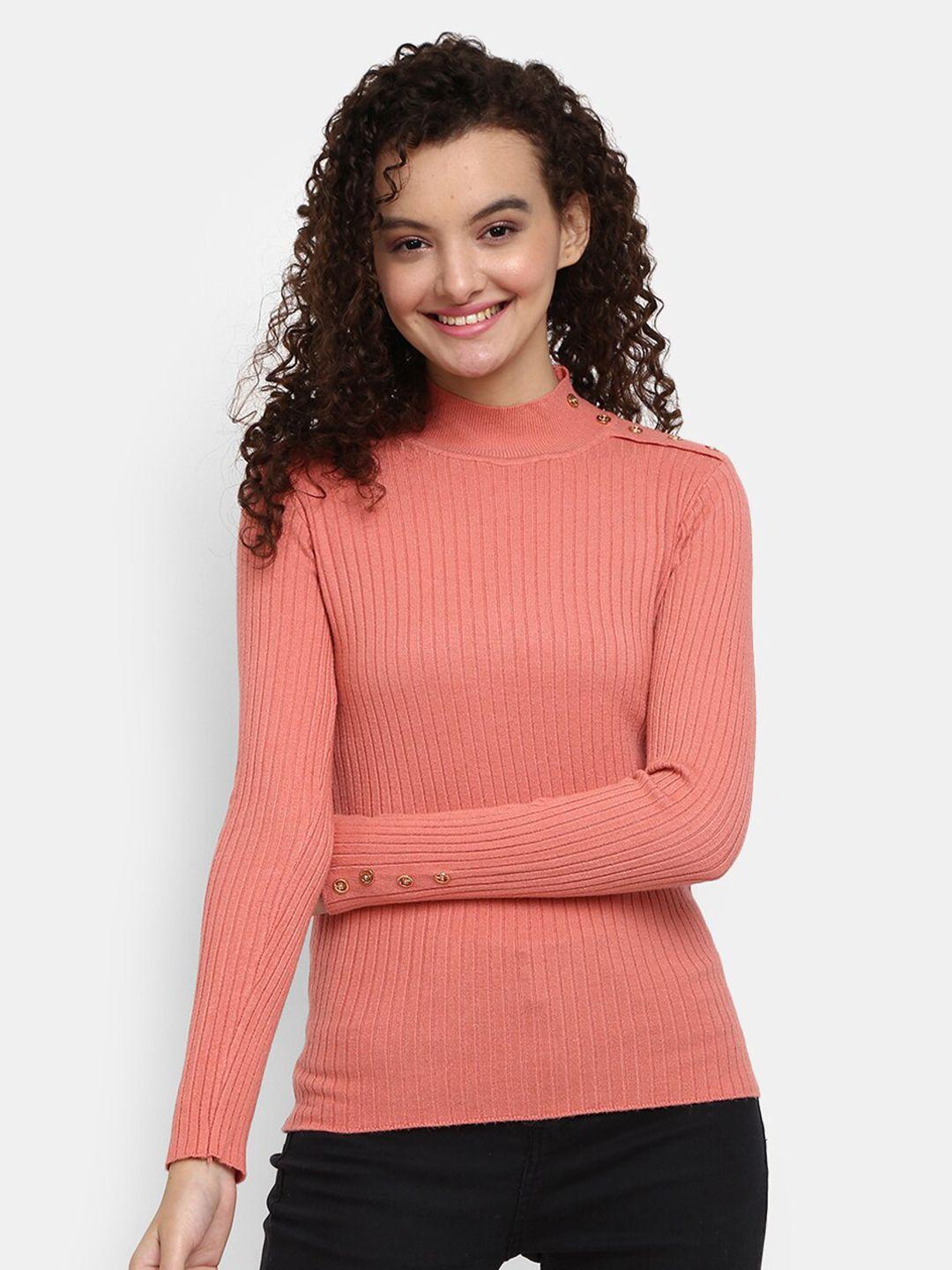 v-mart high neck cotton pullover sweaters