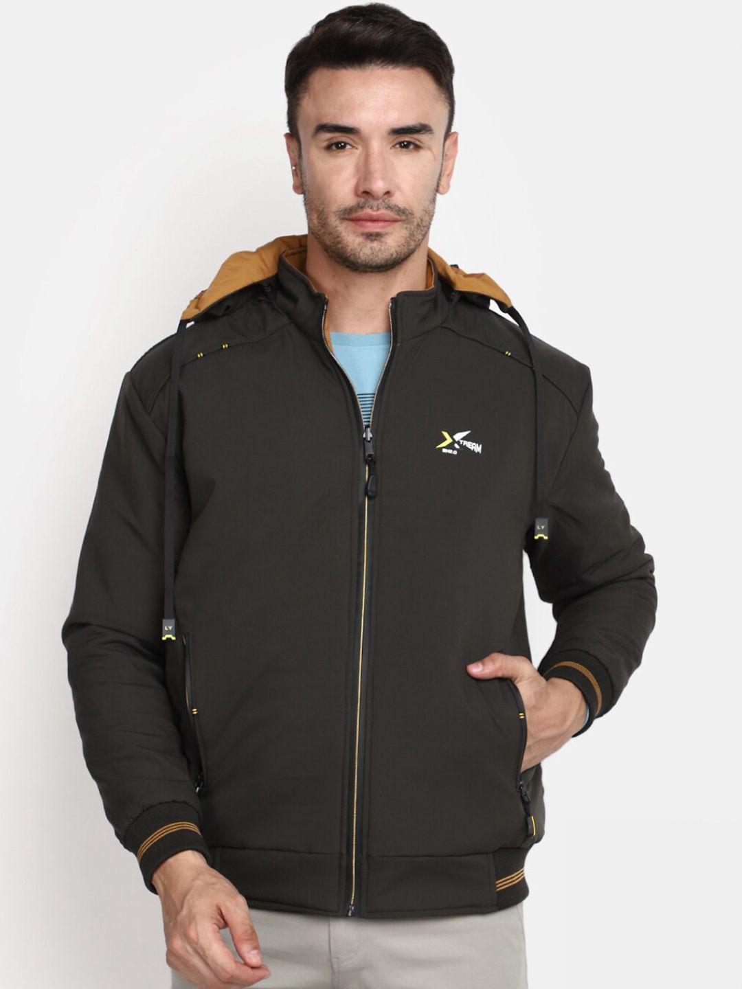 v-mart hooded cotton reversible bomber jacket