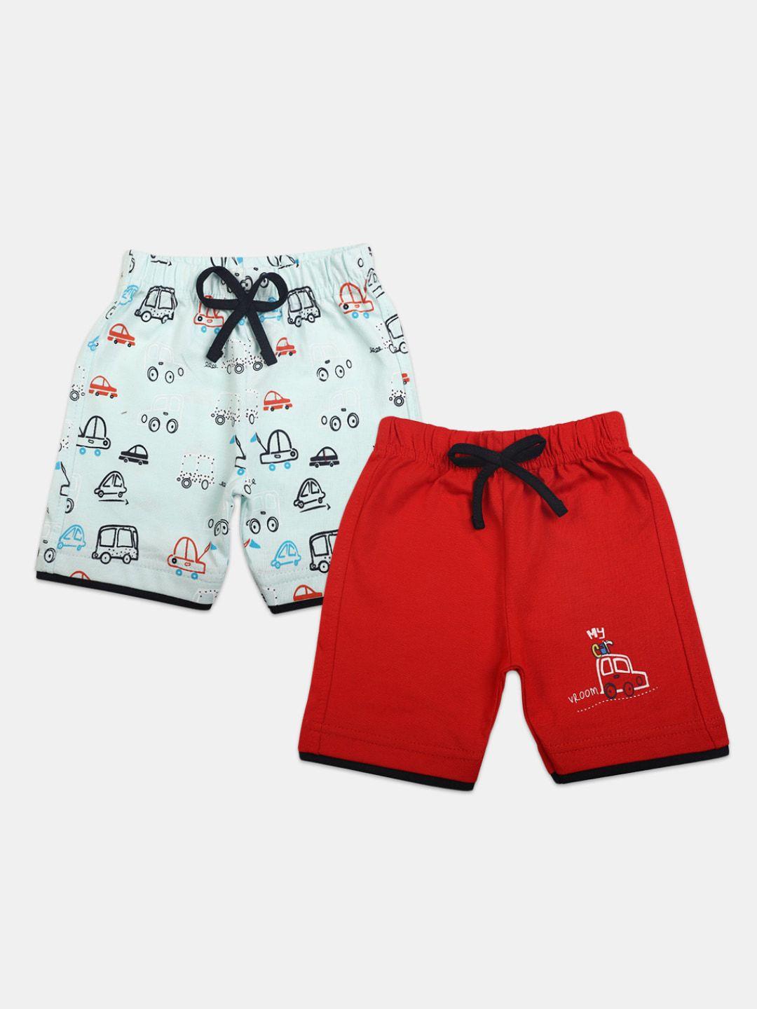 v-mart infant kids pack of 2 printed shorts