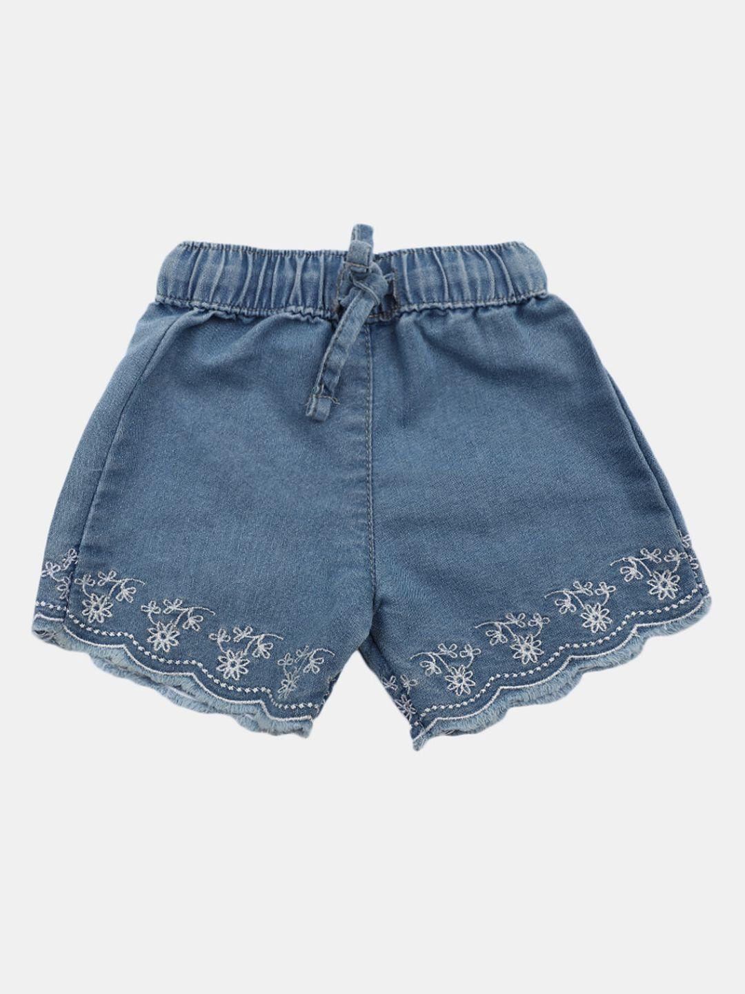v-mart infants girls cotton denim shorts