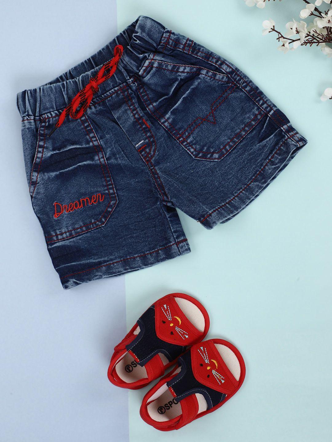 v-mart kids printed denim shorts