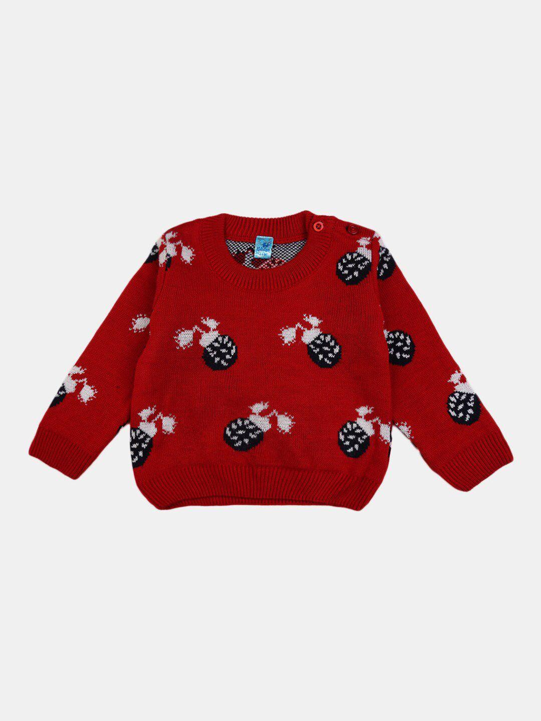 v-mart kids self design fleece sweatshirt