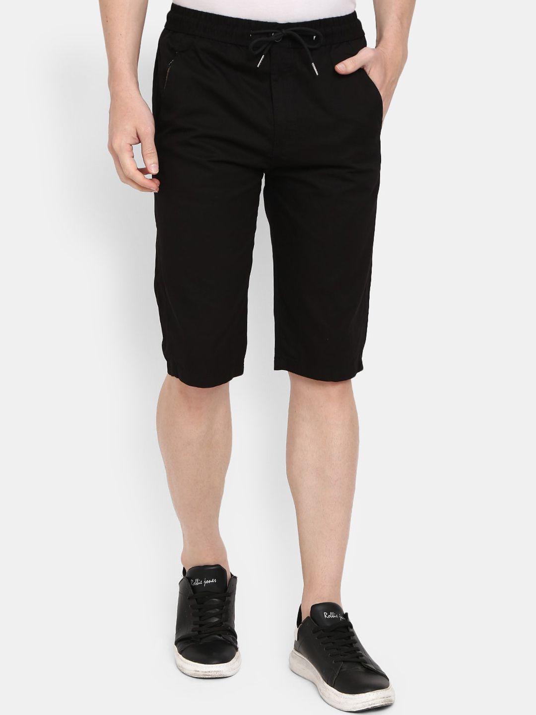 v-mart men black shorts