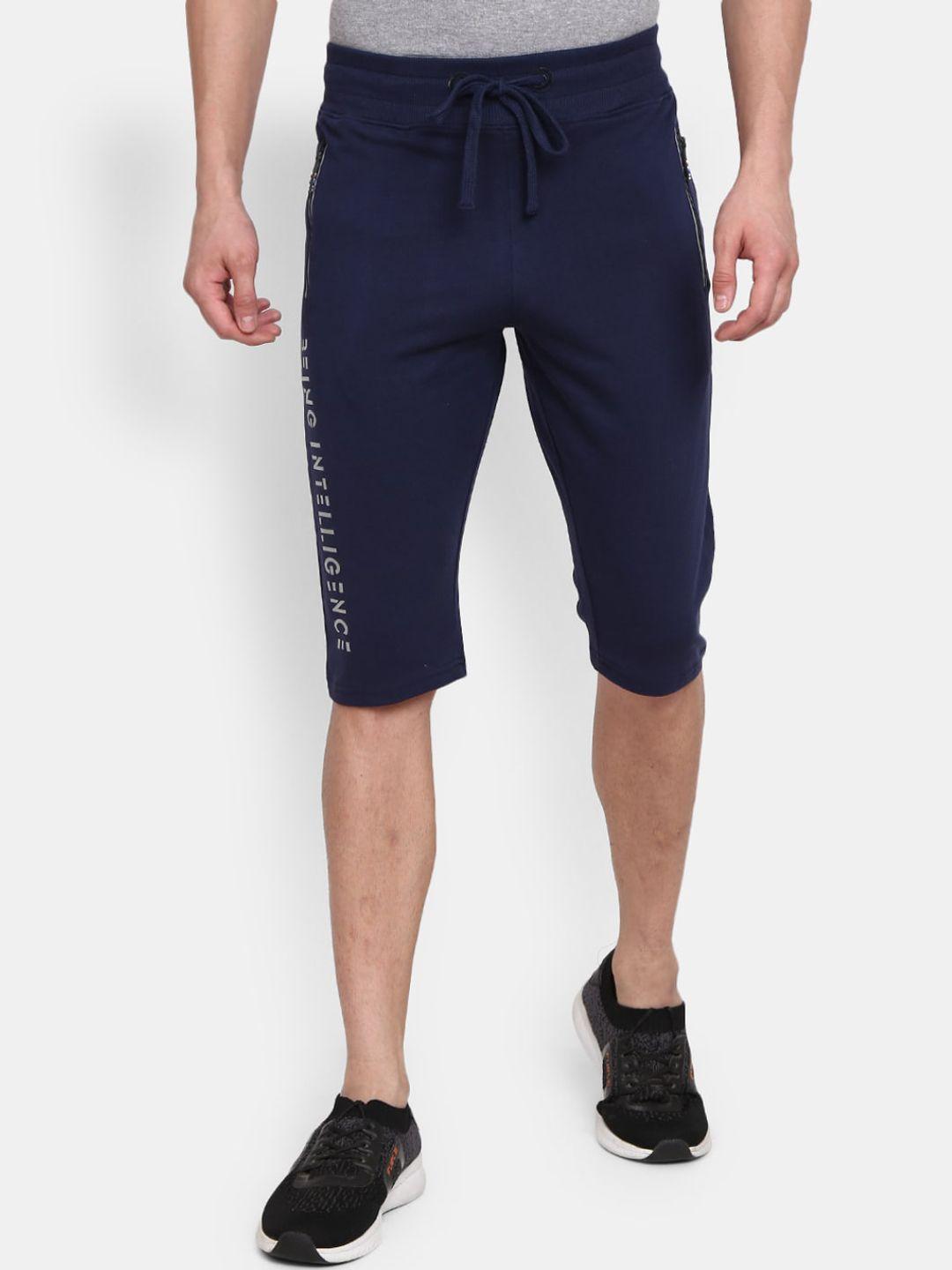 v-mart men blue cotton shorts