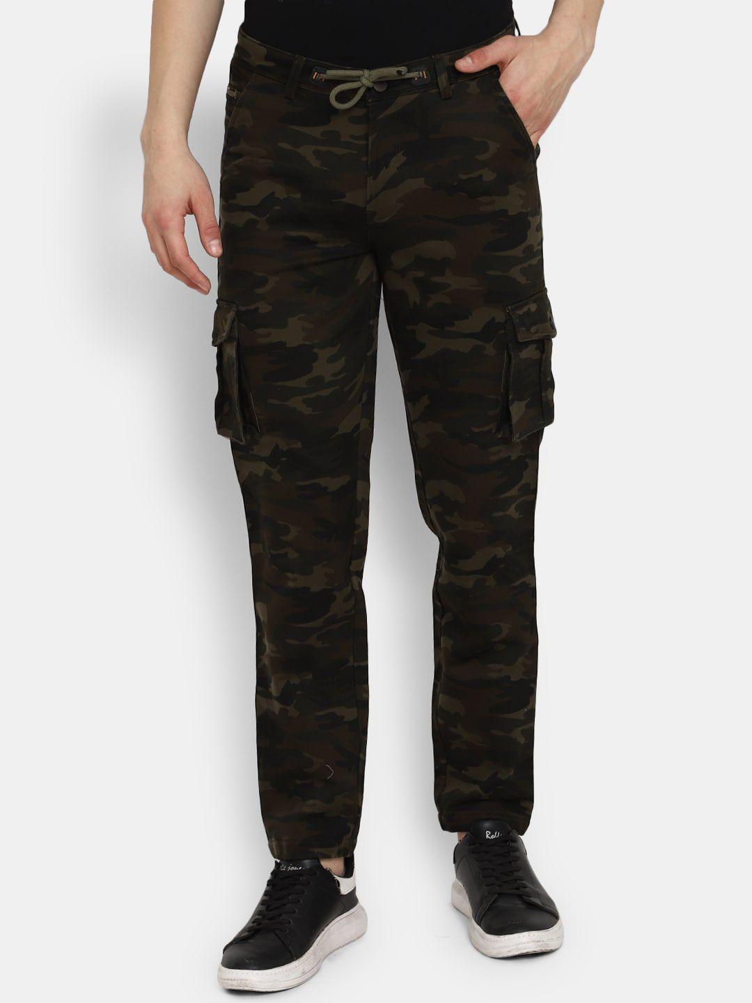 v-mart men camouflage printed classic cotton cargos