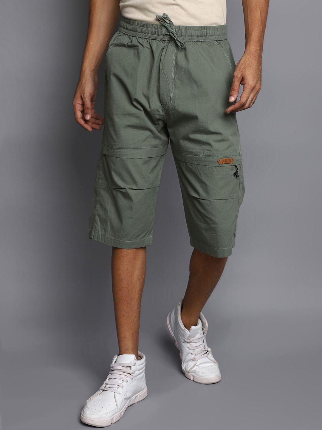 v-mart men mid rise cotton shorts