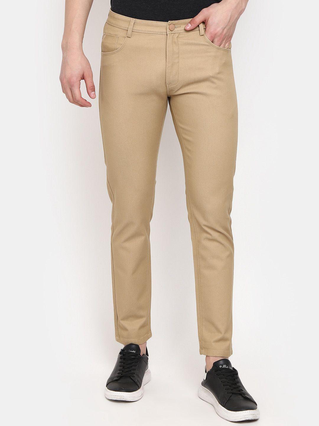 v-mart men mid rise cotton trousers