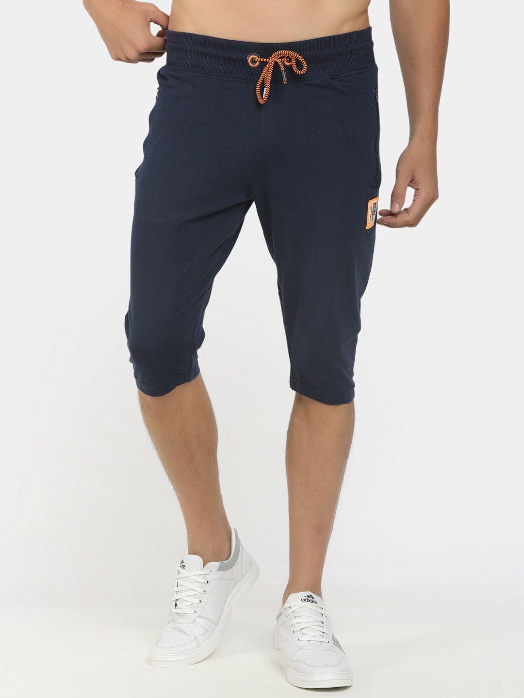 v-mart men navy blue sports shorts