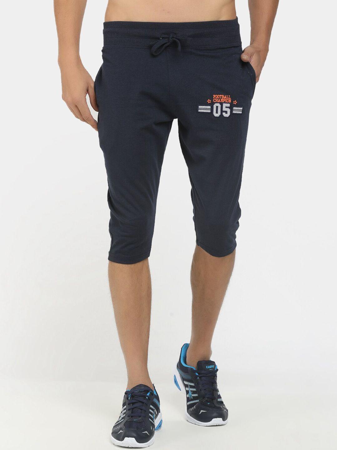 v-mart men navy blue sports shorts