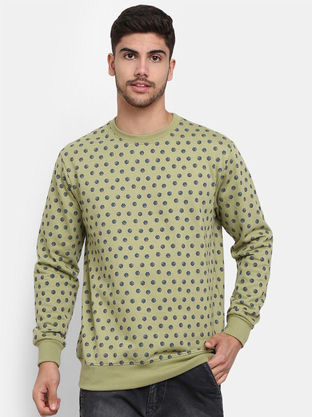 v-mart men printed cotton sweatshirt