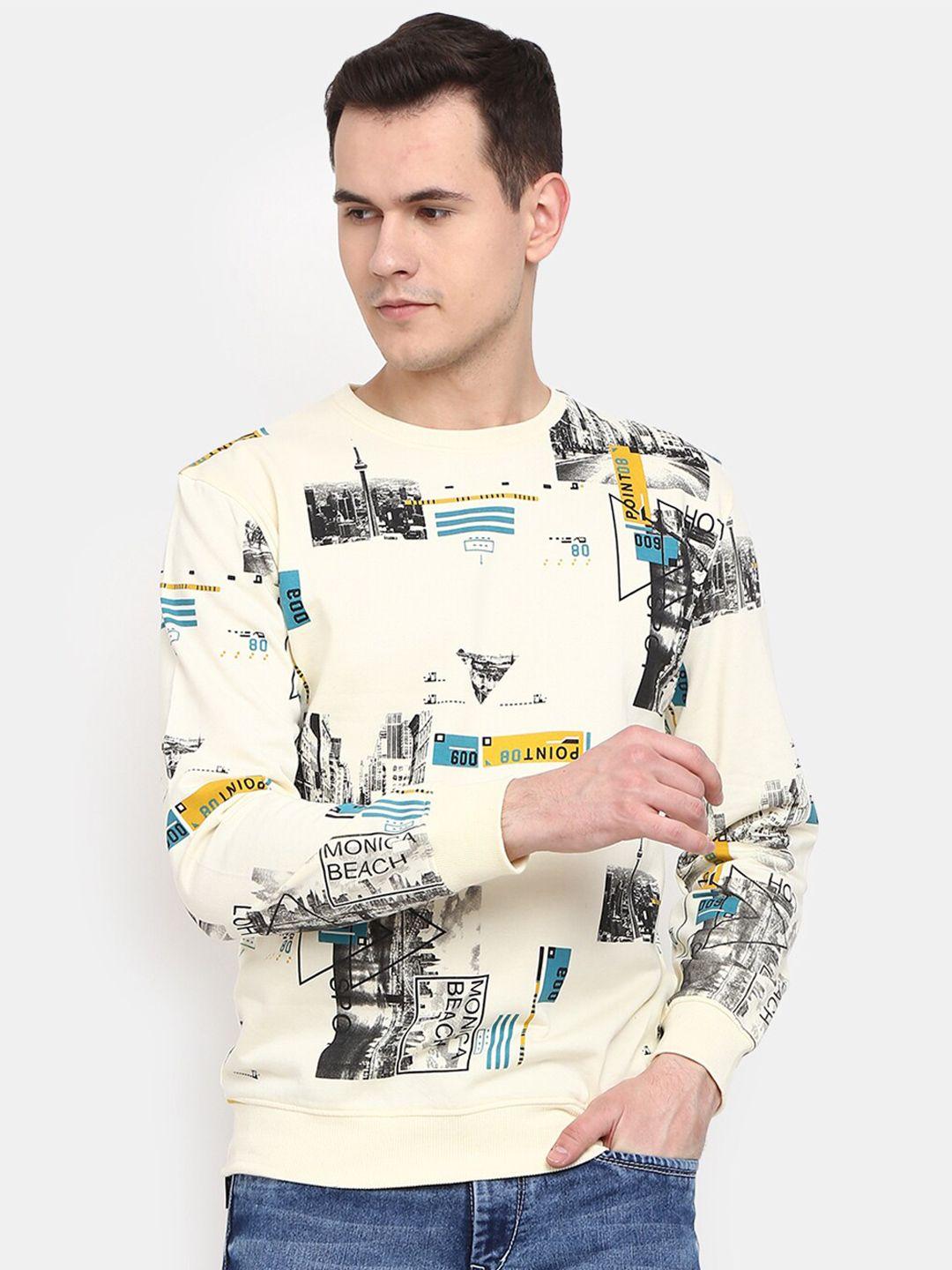 v-mart men printed sweatshirt