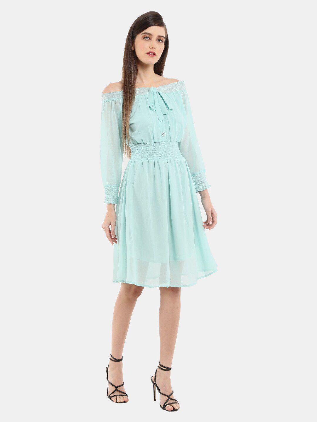 v-mart off-shoulder cotton dress