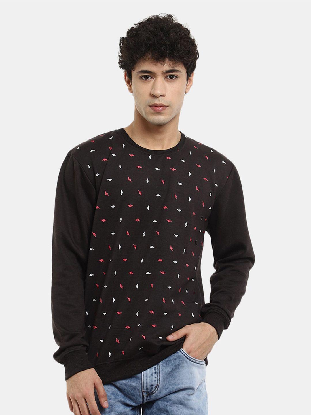 v-mart round neck printed sweatshirt