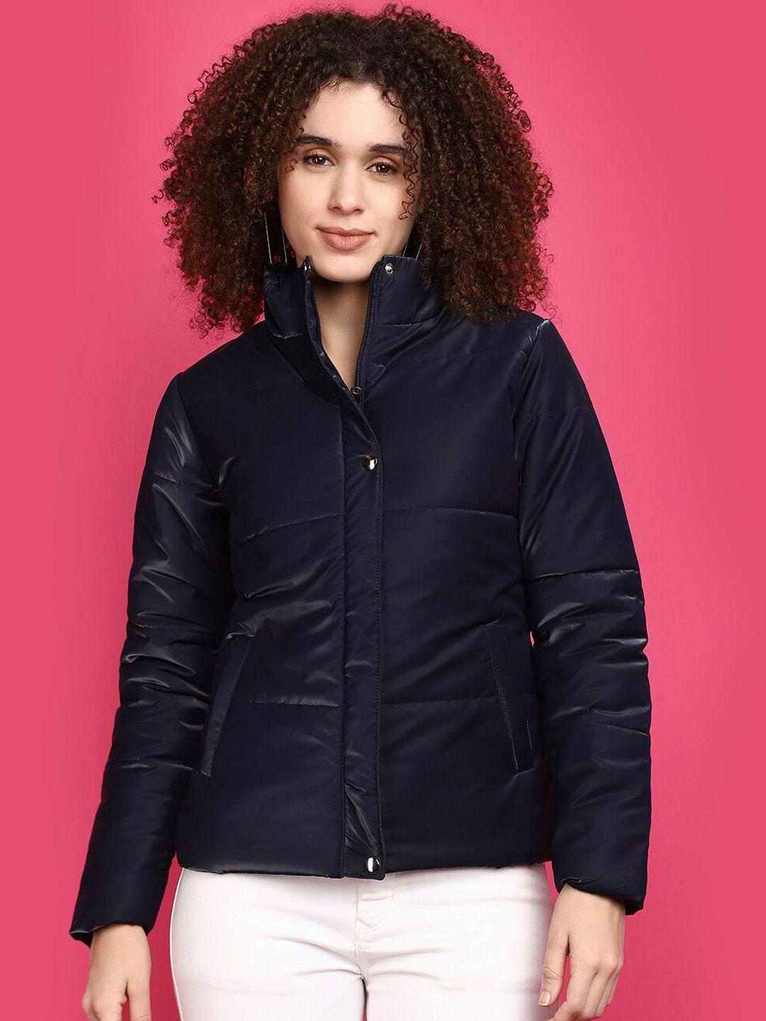 v-mart stabd collar lightweight puffer jacket