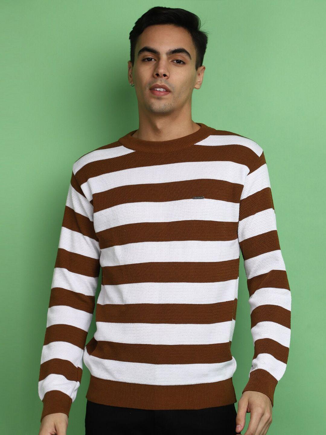 v-mart striped cotton pullover