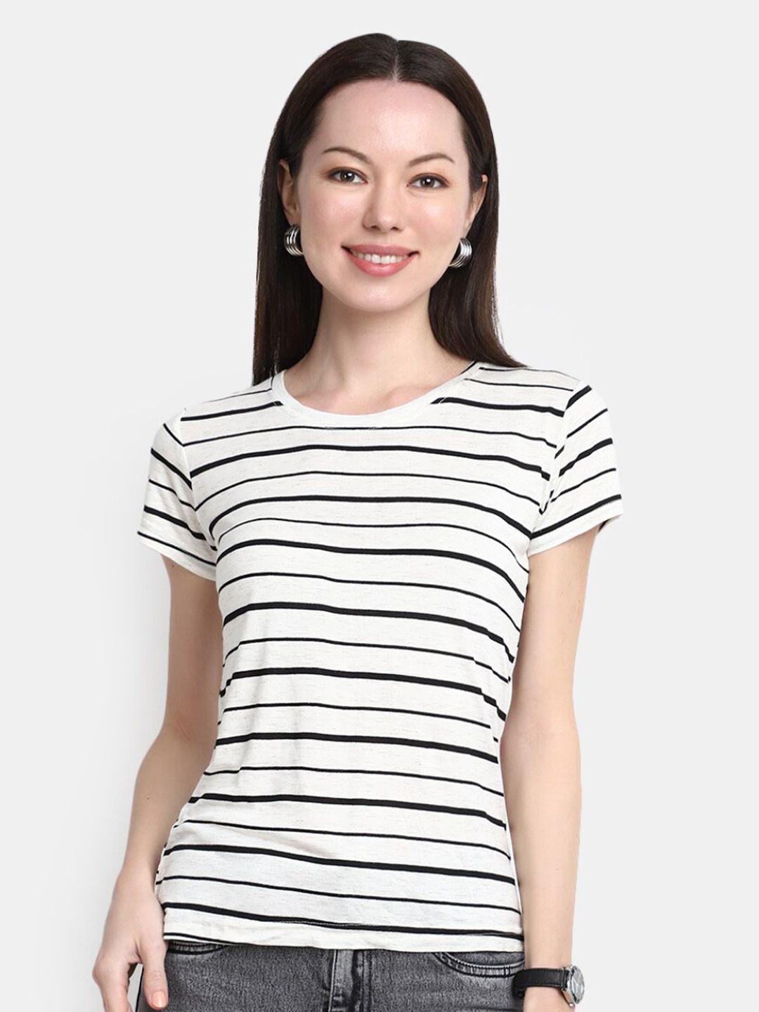 v-mart striped cotton t-shirt