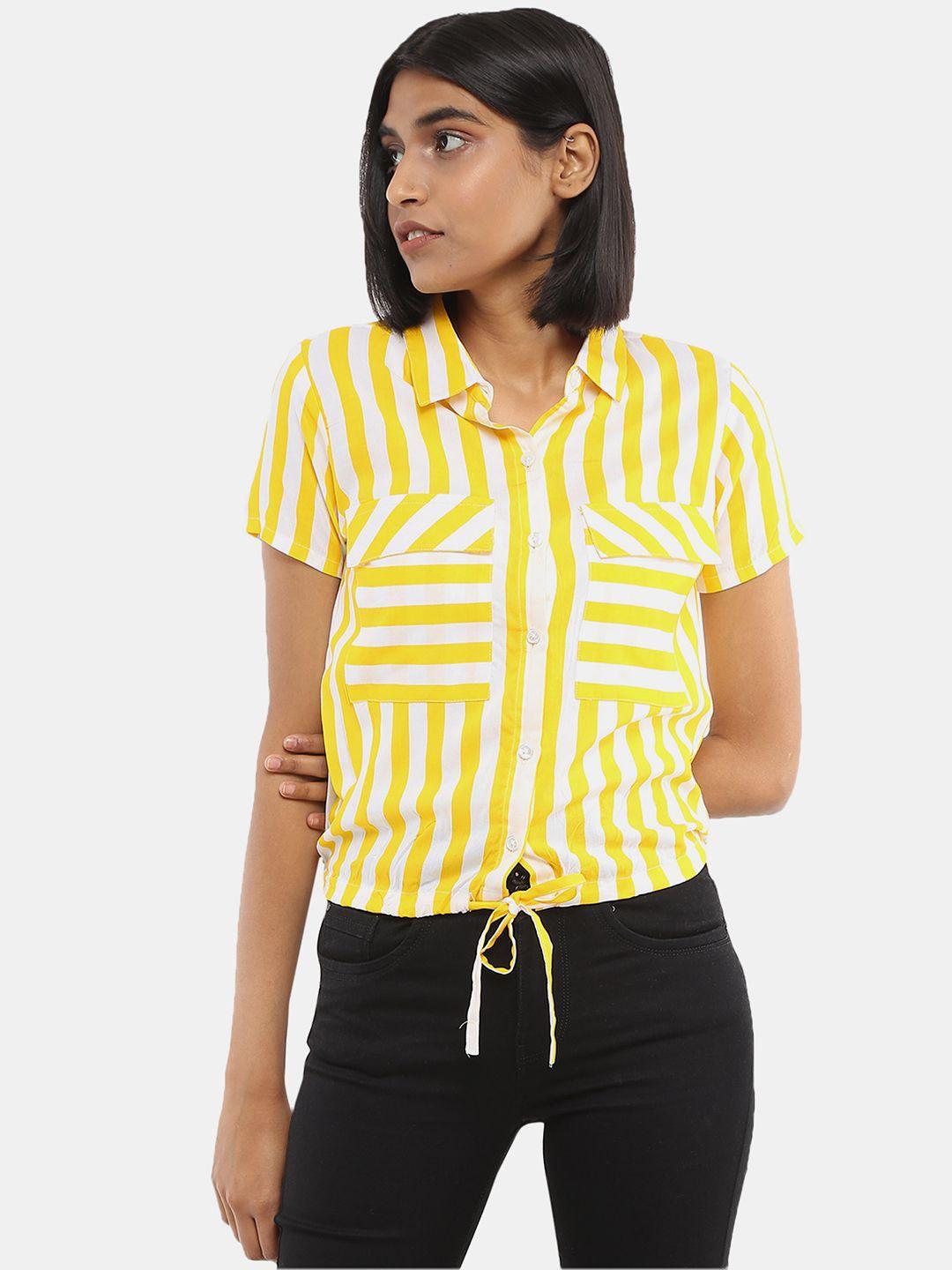 v-mart striped shirt style top