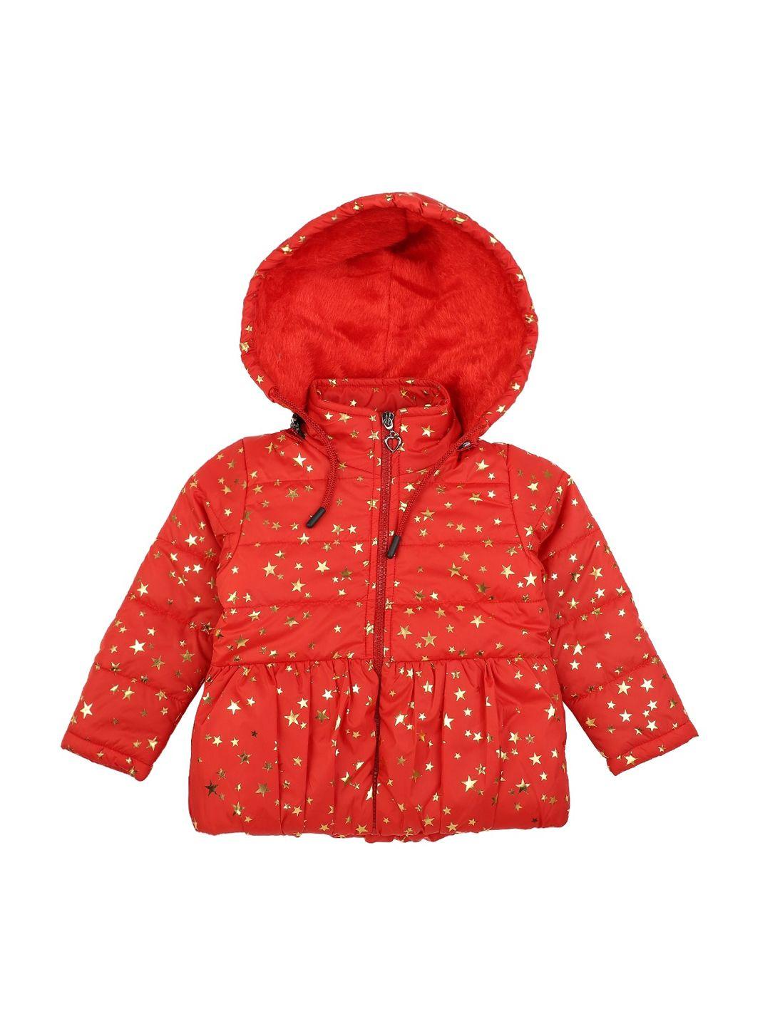 v-mart unisex kids red lightweight padded jacket