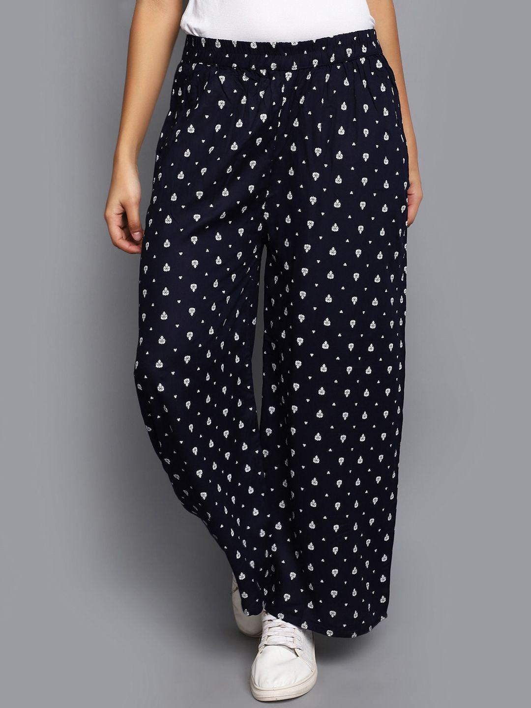 v-mart women ethnic motifs printed parallel trousers
