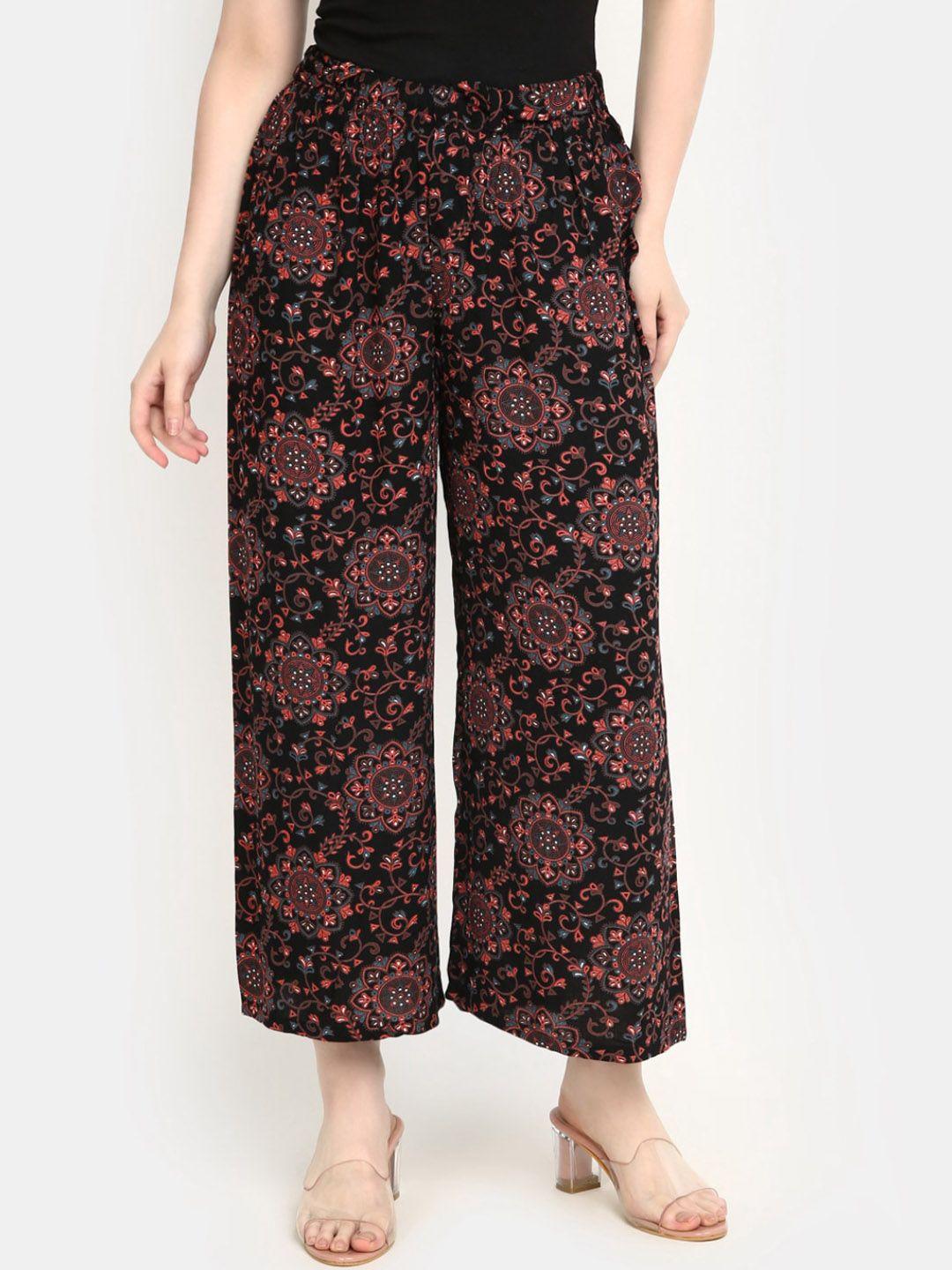 v-mart women floral printed trousers