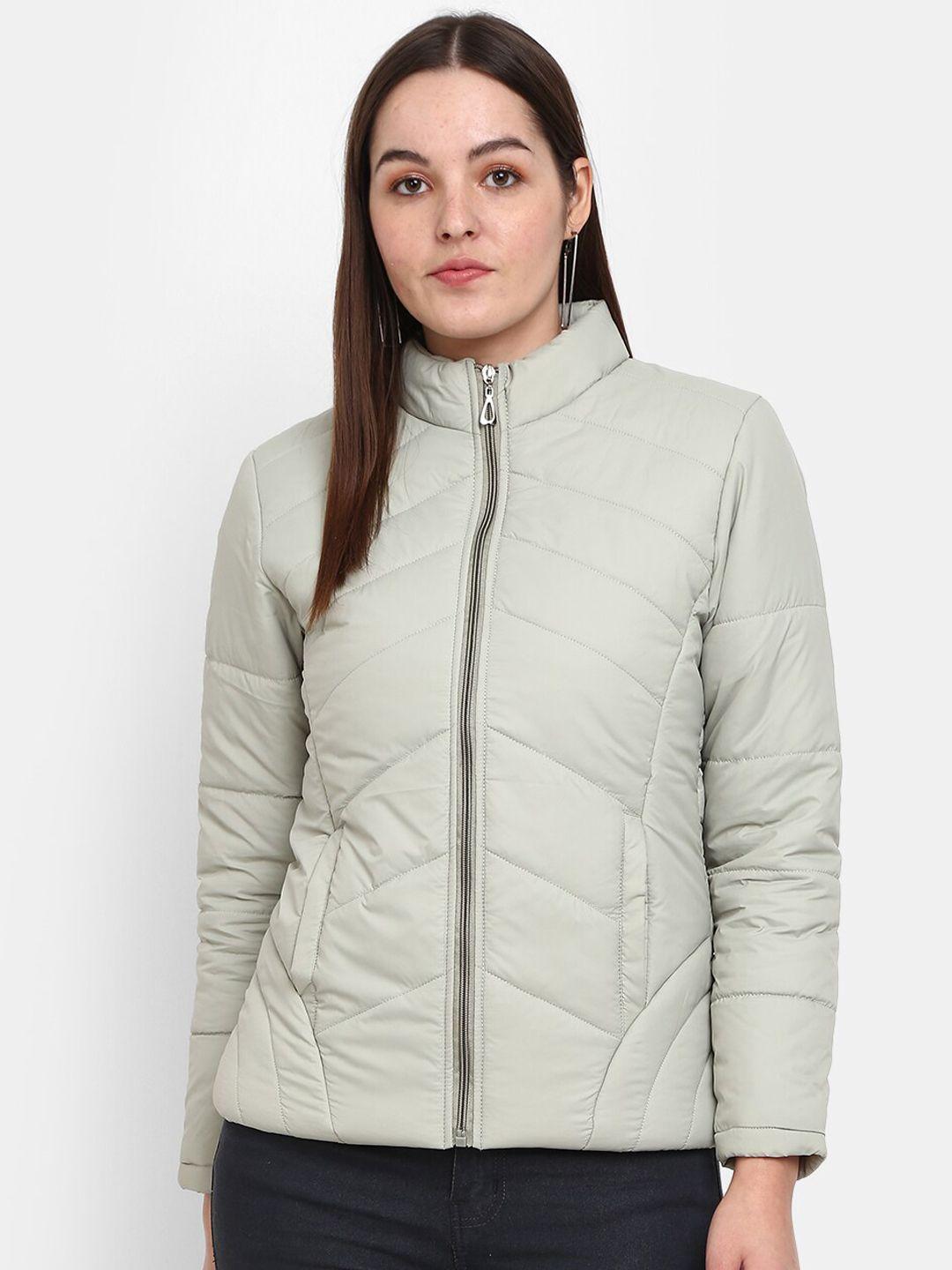 v-mart women mandarin collar cotton padded jacket