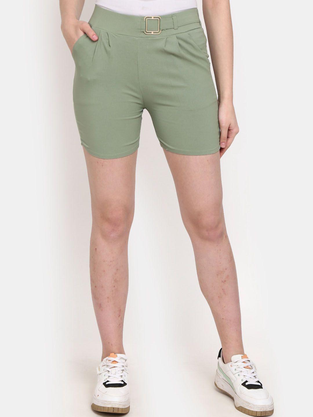 v-mart women mid-rise cotton shorts