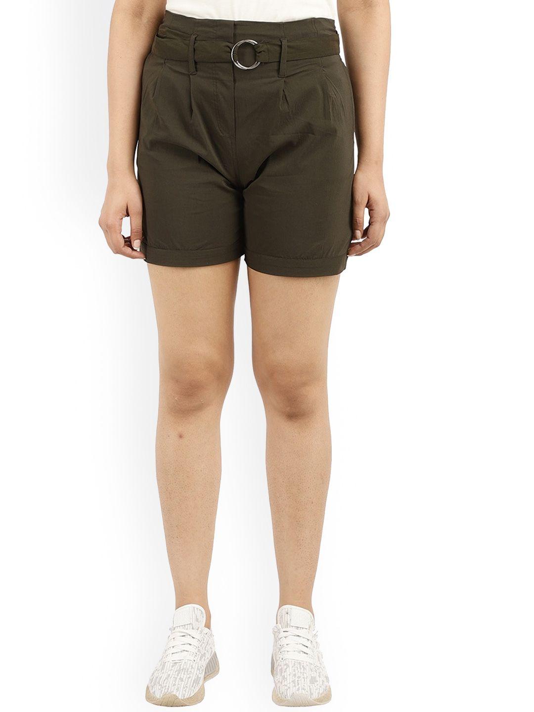 v-mart women mid-rise cotton shorts