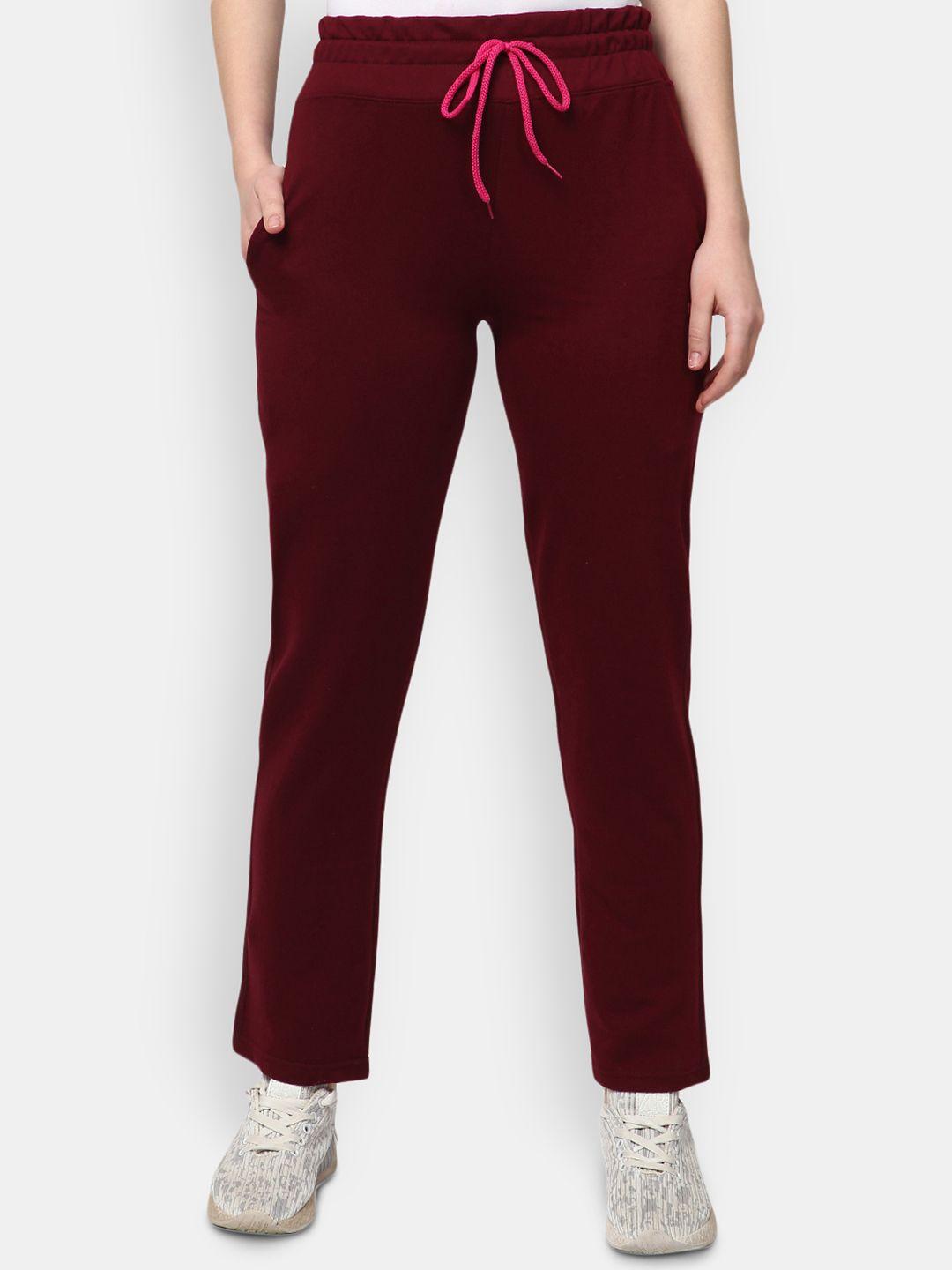 v-mart women mid-rise regular fit cotton track pants