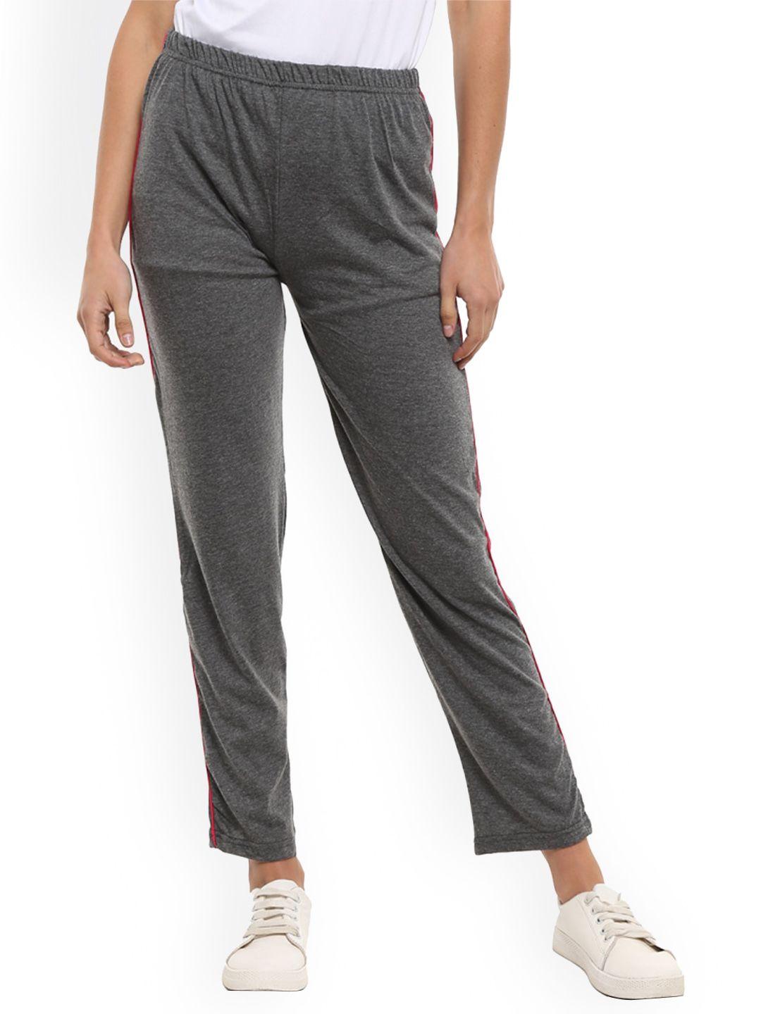 v-mart women mid-rise single jersey track pant