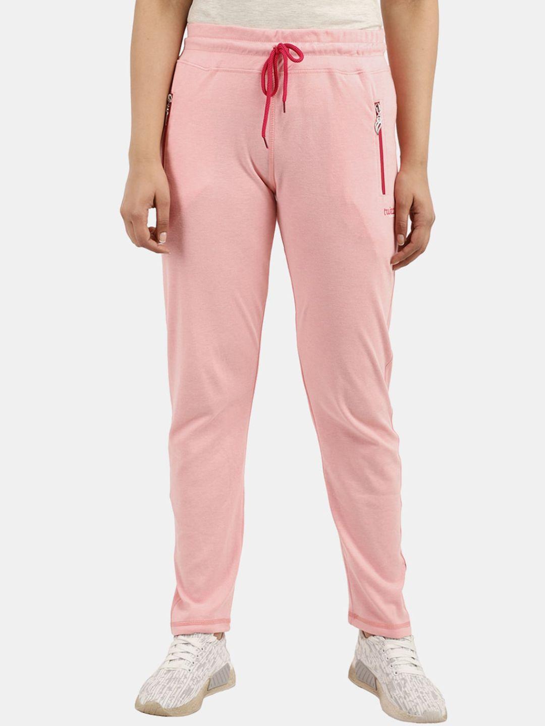 v-mart women pink solid track pant