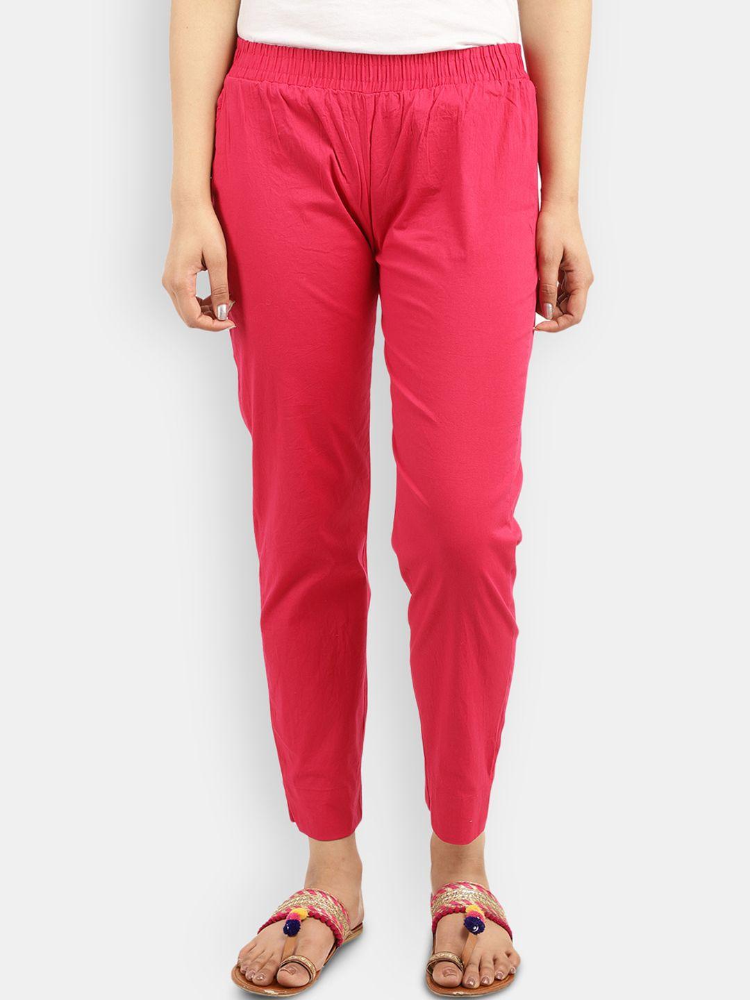 v-mart women slim fit cigarettetrousers