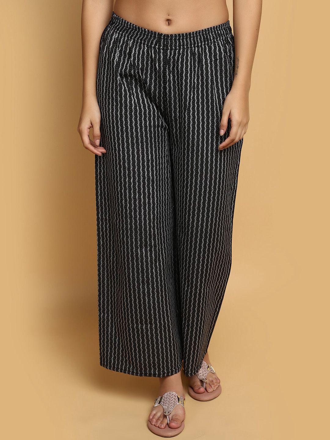 v-mart women striped trousers