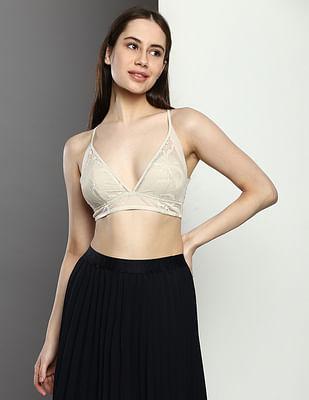 v-neck racer back bralette