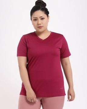 v-neck relaxed fit t-shirt