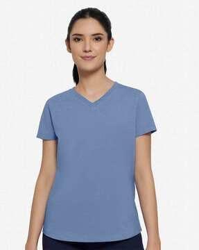 v-neck short sleeves t-shirt - atp85101