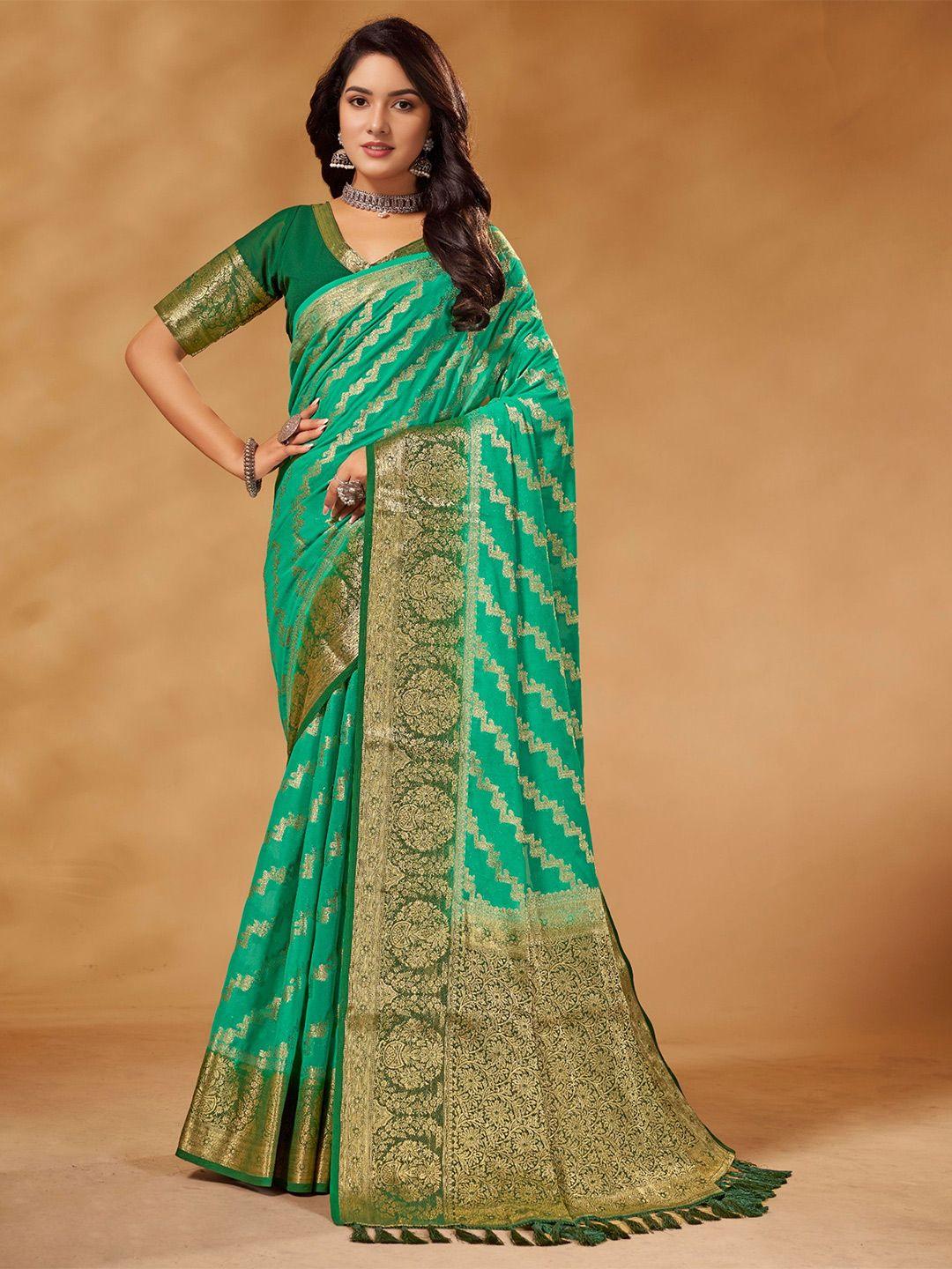 v3 fashion studio leheriya zari pure georgette banarasi saree