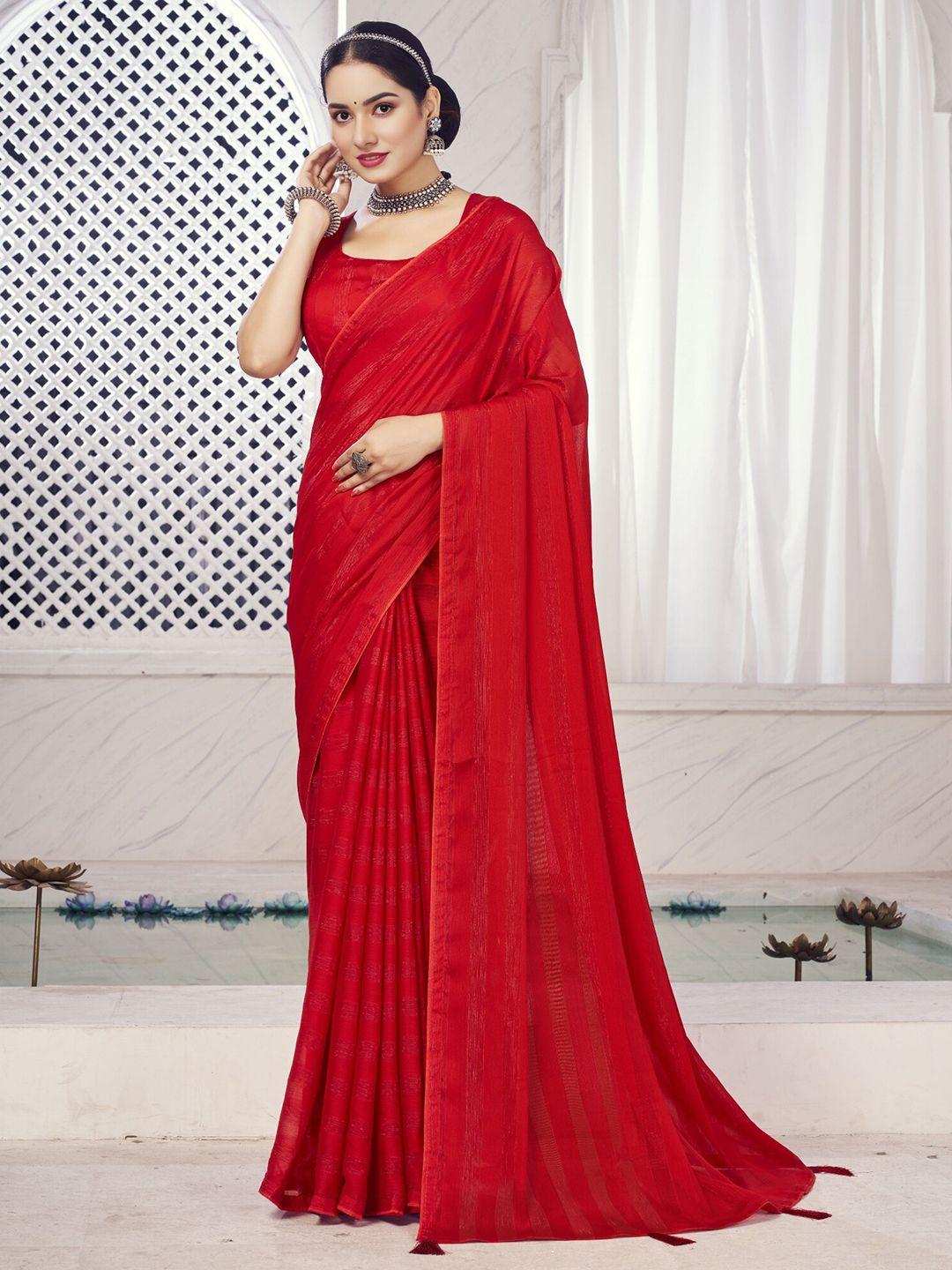 v3 fashion studio striped banarasi saree