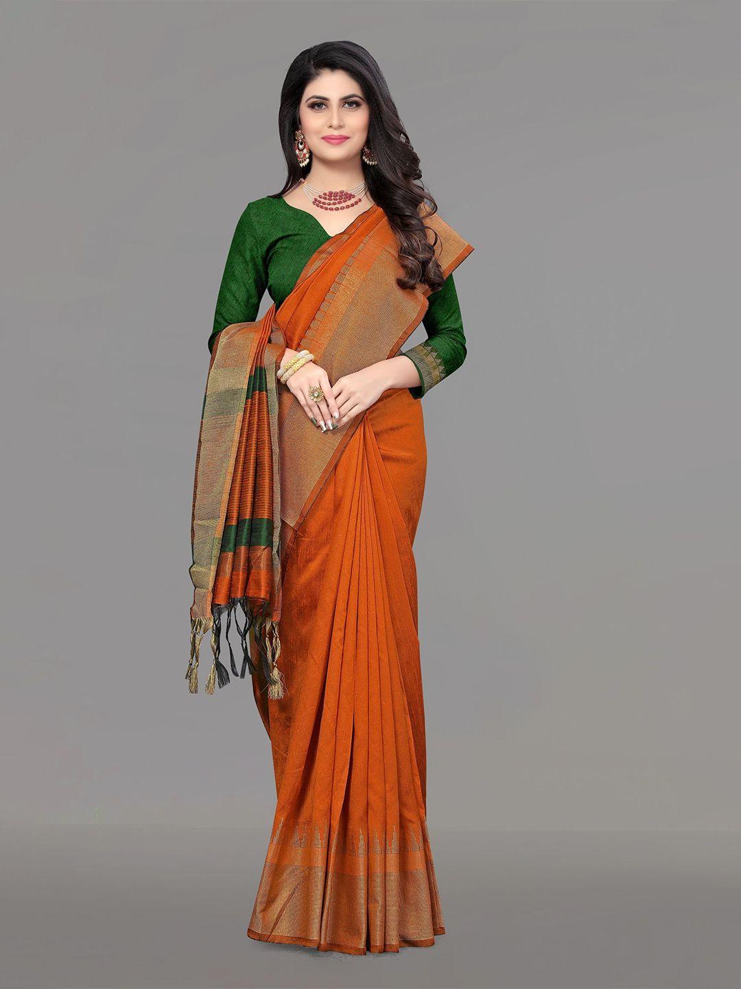 v3 fashion studio striped border zari banarasi saree