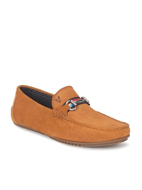 v8 by ruosh men's siena tan casual loafers