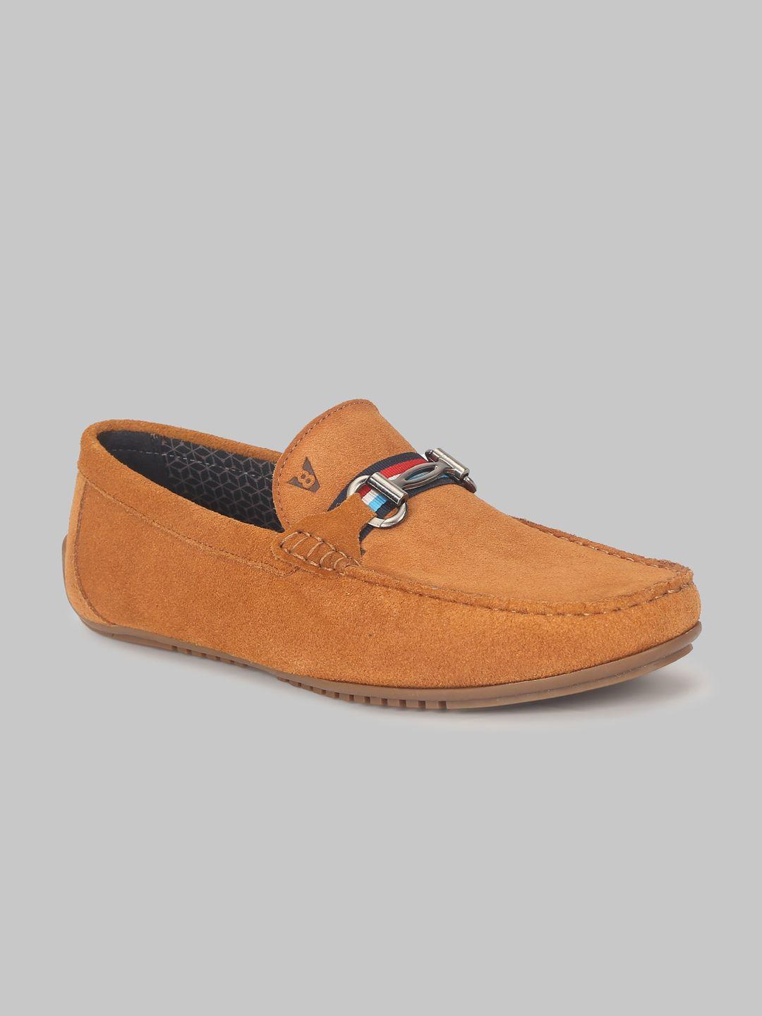 v8 by ruosh men tan leather loafers